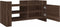 vidaXL - Tv-meubel - 80x35x40 - cm - bewerkt - hout - bruin - eikenkleurig