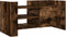 vidaXL - Tv-meubel - 80x35x40 - cm - bewerkt - hout - gerookt - eikenkleurig