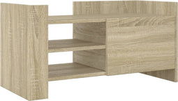 vidaXL - Tv-meubel - 80x35x40 - cm - bewerkt - hout - sonoma - eikenkleurig