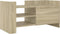 vidaXL - Tv-meubel - 80x35x40 - cm - bewerkt - hout - sonoma - eikenkleurig