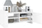 vidaXL - Tv-meubel - 80x35x40 - cm - bewerkt - hout - wit