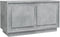 vidaXL - Tv-meubel - 80x35x45 - cm - bewerkt - hout - betongrijs