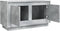 vidaXL - Tv-meubel - 80x35x45 - cm - bewerkt - hout - betongrijs