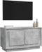 vidaXL - Tv-meubel - 80x35x45 - cm - bewerkt - hout - betongrijs