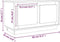 vidaXL - Tv-meubel - 80x35x45 - cm - bewerkt - hout - bruin - eikenkleur