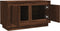 vidaXL - Tv-meubel - 80x35x45 - cm - bewerkt - hout - bruin - eikenkleur