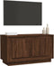 vidaXL - Tv-meubel - 80x35x45 - cm - bewerkt - hout - bruin - eikenkleur