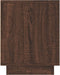 vidaXL - Tv-meubel - 80x35x45 - cm - bewerkt - hout - bruin - eikenkleur
