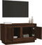 vidaXL - Tv-meubel - 80x35x45 - cm - bewerkt - hout - bruin - eikenkleur