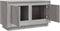 vidaXL - Tv-meubel - 80x35x45 - cm - bewerkt - hout - grijs - sonoma - eikenkleurig