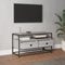 vidaXL - Tv-meubel - 80x35x45 - cm - bewerkt - hout - grijs - sonoma - eikenkleurig