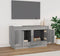 vidaXL - Tv-meubel - 80x35x45 - cm - bewerkt - hout - grijs - sonoma - eikenkleurig