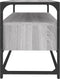vidaXL - Tv-meubel - 80x35x45 - cm - bewerkt - hout - grijs - sonoma - eikenkleurig