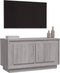 vidaXL - Tv-meubel - 80x35x45 - cm - bewerkt - hout - grijs - sonoma - eikenkleurig