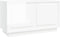 vidaXL - Tv-meubel - 80x35x45 - cm - bewerkt - hout - hoogglans - wit