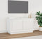 vidaXL - Tv-meubel - 80x35x45 - cm - bewerkt - hout - hoogglans - wit