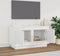 vidaXL - Tv-meubel - 80x35x45 - cm - bewerkt - hout - hoogglans - wit