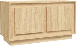 vidaXL - Tv-meubel - 80x35x45 - cm - bewerkt - hout - sonoma - eikenkleurig