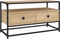 vidaXL - Tv-meubel - 80x35x45 - cm - bewerkt - hout - sonoma - eikenkleurig