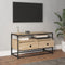 vidaXL - Tv-meubel - 80x35x45 - cm - bewerkt - hout - sonoma - eikenkleurig