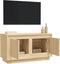 vidaXL - Tv-meubel - 80x35x45 - cm - bewerkt - hout - sonoma - eikenkleurig