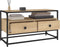 vidaXL - Tv-meubel - 80x35x45 - cm - bewerkt - hout - sonoma - eikenkleurig