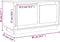 vidaXL - Tv-meubel - 80x35x45 - cm - bewerkt - hout - sonoma - eikenkleurig