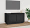 vidaXL - Tv-meubel - 80x35x45 - cm - bewerkt - hout - zwart