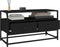vidaXL - Tv-meubel - 80x35x45 - cm - bewerkt - hout - zwart