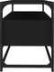 vidaXL - Tv-meubel - 80x35x45 - cm - bewerkt - hout - zwart