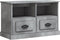 vidaXL - Tv-meubel - 80x35x50 - cm - bewerkt - hout - betongrijs