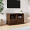 vidaXL - Tv-meubel - 80x35x50 - cm - bewerkt - hout - bruin - eikenkleur
