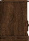 vidaXL - Tv-meubel - 80x35x50 - cm - bewerkt - hout - bruin - eikenkleur