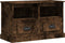vidaXL - Tv-meubel - 80x35x50 - cm - bewerkt - hout - gerookt - eikenkleurig