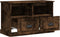 vidaXL - Tv-meubel - 80x35x50 - cm - bewerkt - hout - gerookt - eikenkleurig