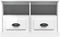 vidaXL - Tv-meubel - 80x35x50 - cm - bewerkt - hout - hoogglans - wit