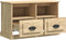 vidaXL - Tv-meubel - 80x35x50 - cm - bewerkt - hout - sonoma - eikenkleurig