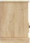 vidaXL - Tv-meubel - 80x35x50 - cm - bewerkt - hout - sonoma - eikenkleurig
