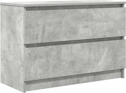 vidaXL - Tv-meubel - 80x35x54 - cm - spaanplaat - betongrijs