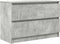 vidaXL - Tv-meubel - 80x35x54 - cm - spaanplaat - betongrijs