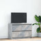 vidaXL - Tv-meubel - 80x35x54 - cm - spaanplaat - betongrijs