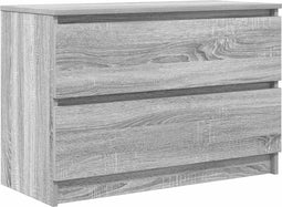 vidaXL - Tv-meubel - 80x35x54 - cm - spaanplaat - grijs - sonoma