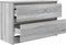 vidaXL - Tv-meubel - 80x35x54 - cm - spaanplaat - grijs - sonoma