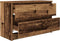 vidaXL - Tv-meubel - 80x35x54 - cm - spaanplaat - oud - hout