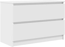 vidaXL - Tv-meubel - 80x35x54 - cm - spaanplaat - wit