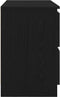 vidaXL - Tv-meubel - 80x35x54 - cm - spaanplaat - zwart