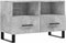 vidaXL - Tv-meubel - 80x36x50 - cm - bewerkt - hout - betongrijs