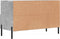 vidaXL - Tv-meubel - 80x36x50 - cm - bewerkt - hout - betongrijs