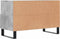 vidaXL - Tv-meubel - 80x36x50 - cm - bewerkt - hout - betongrijs