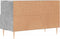 vidaXL - Tv-meubel - 80x36x50 - cm - bewerkt - hout - betongrijs